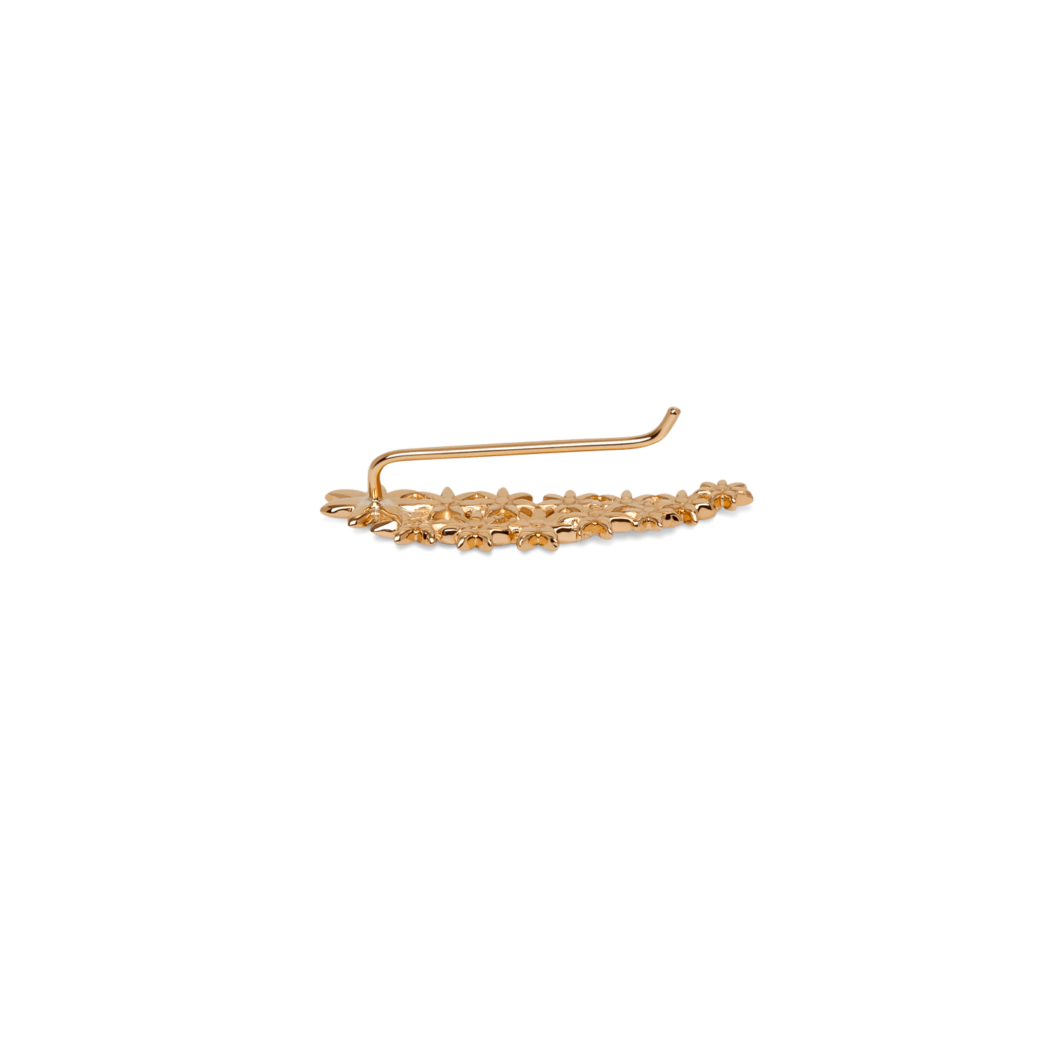 Flower Climber Yellow Gold Vermeil 14k Yellow Gold 18k Yellow Gold Laid down