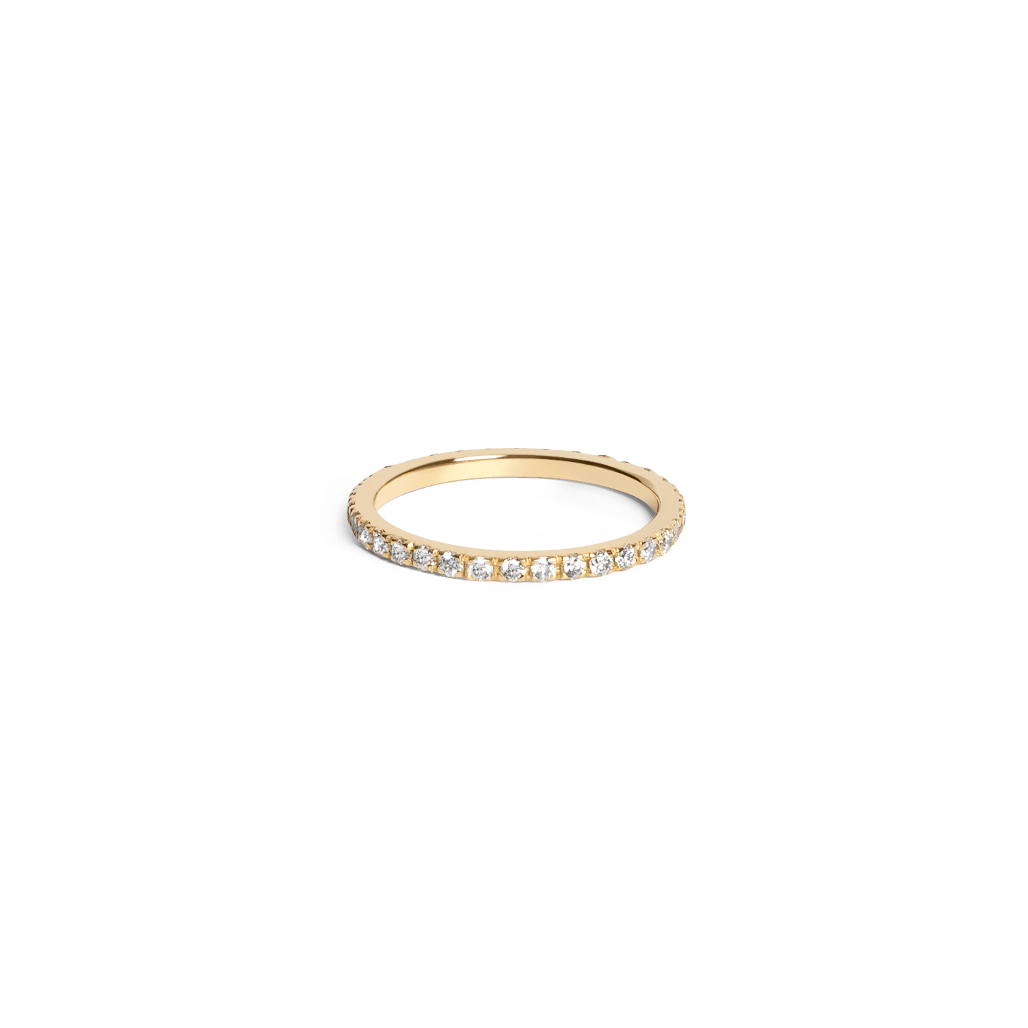 Quadricolor Ring  Yellow Gold Vermeil 14k Yellow Gold 18k Yellow Gold White Diamonds Laid down