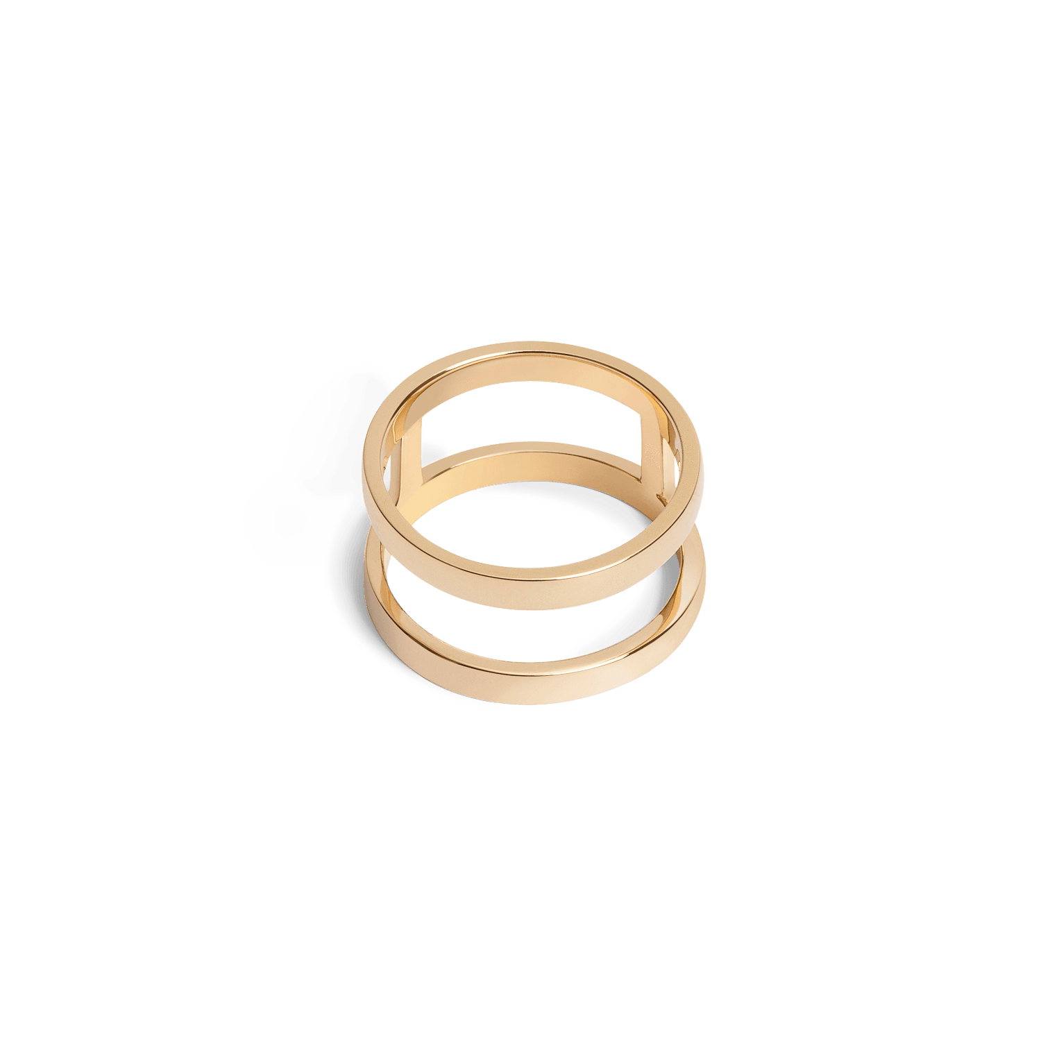 Bridge Ring Yellow Gold Vermeil 14k Yellow Gold 18k Yellow Gold Laid down
