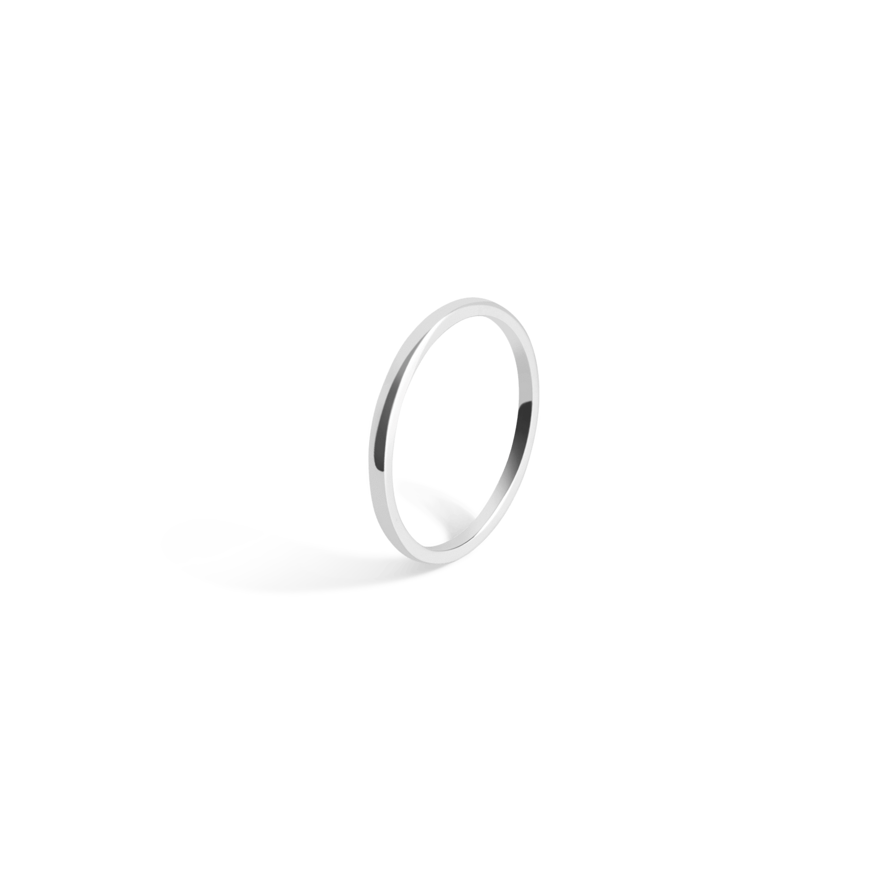Tricolor Ring Sterling Silver White Gold Vermeil 14k White Gold 18k White Gold Half Side    Front First