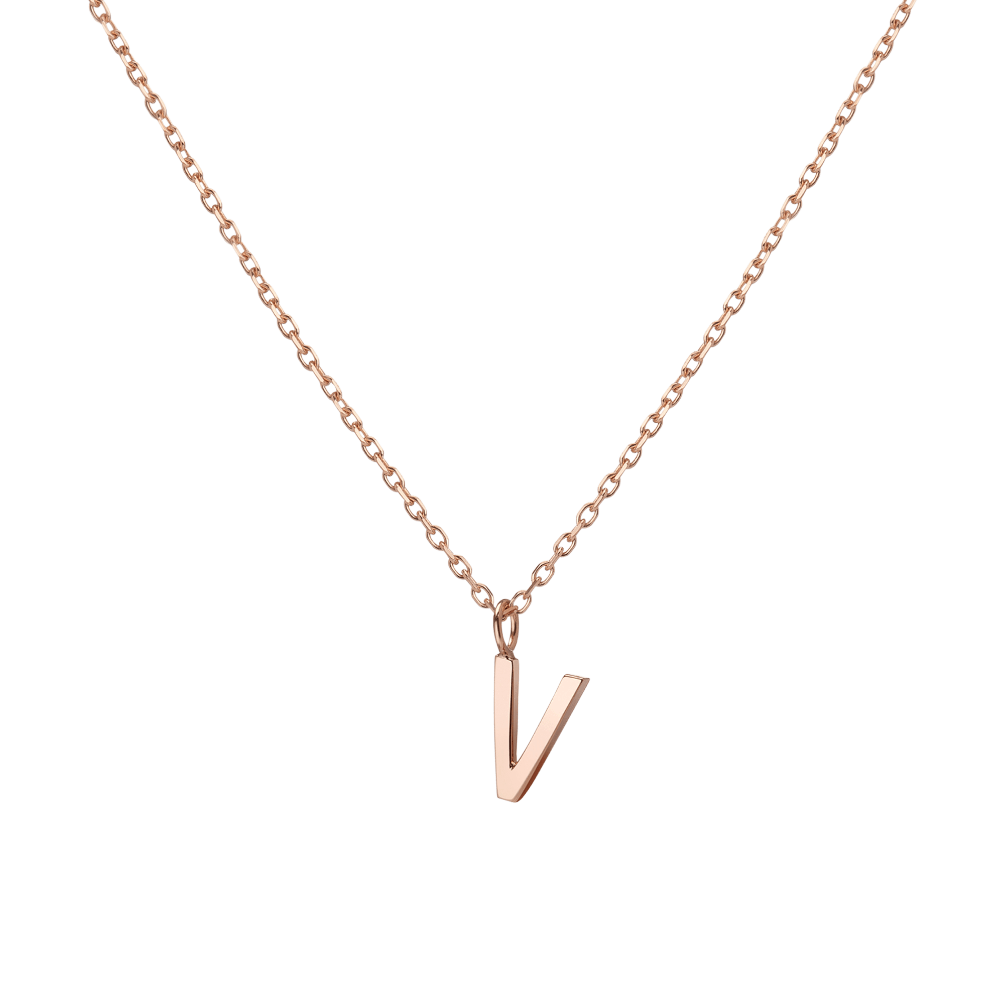 14k Rose Gold 18k Rose Gold -V-