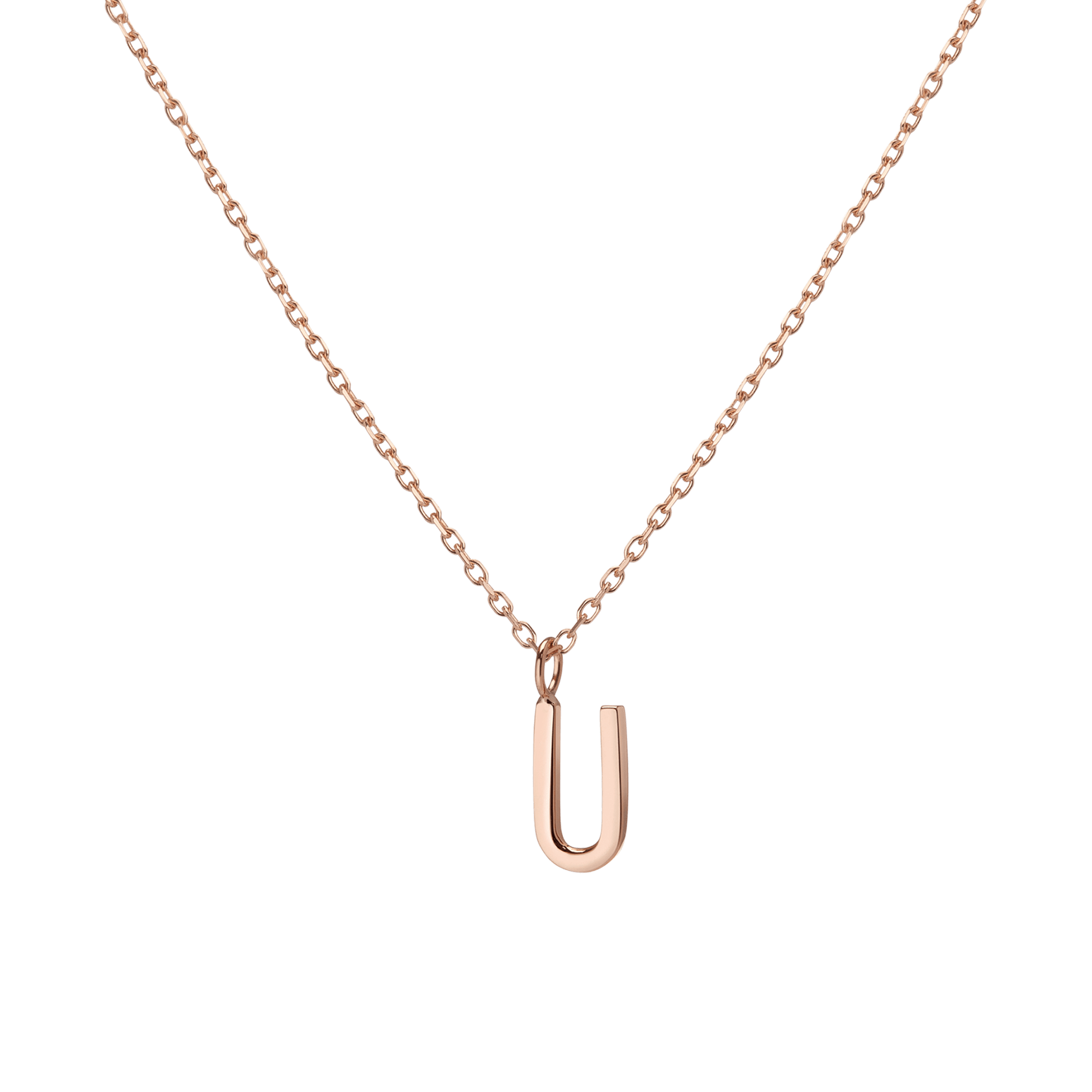 14k Rose Gold 18k Rose Gold -U-
