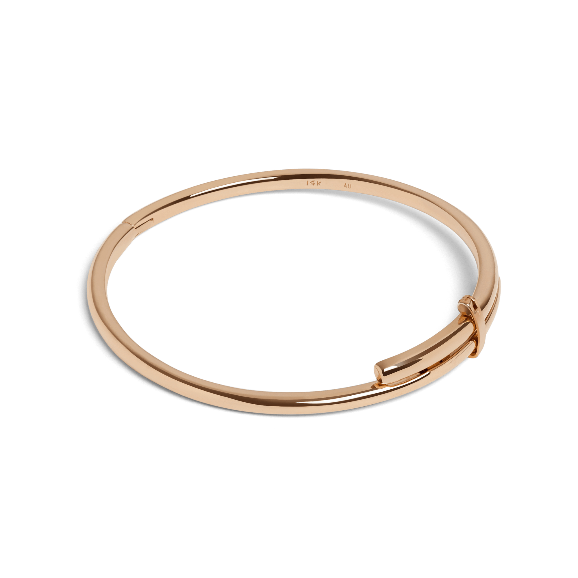 Crossover Bracelet Rose Gold Vermeil 14k Rose Gold 18k Rose Gold Laid down