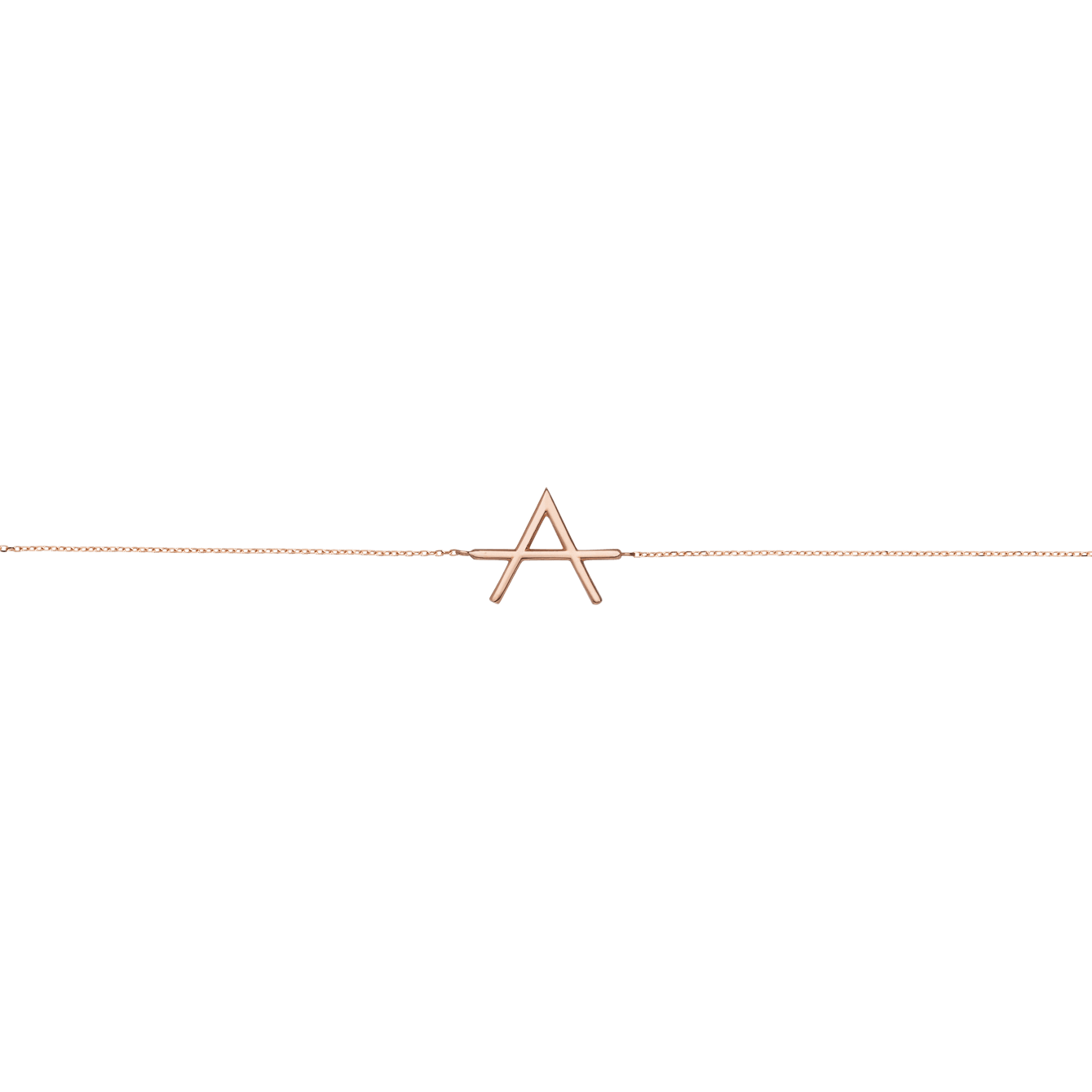 Icon Bracelet Rose Gold Vermeil 14k Rose Gold 18k Rose Gold   Front First