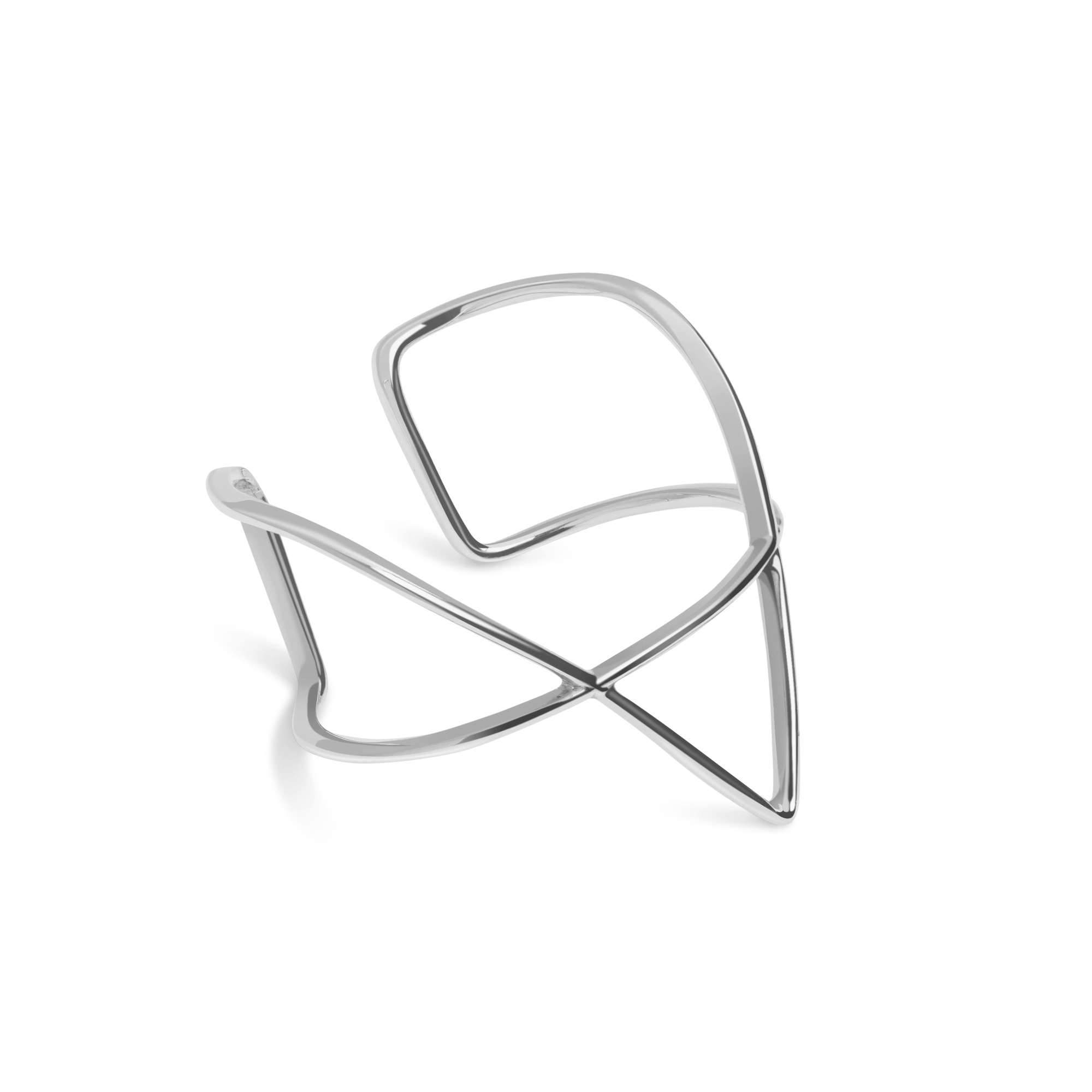 Icon Cuff Sterling Silver White Gold Vermeil 14k White Gold 18k White Gold  First