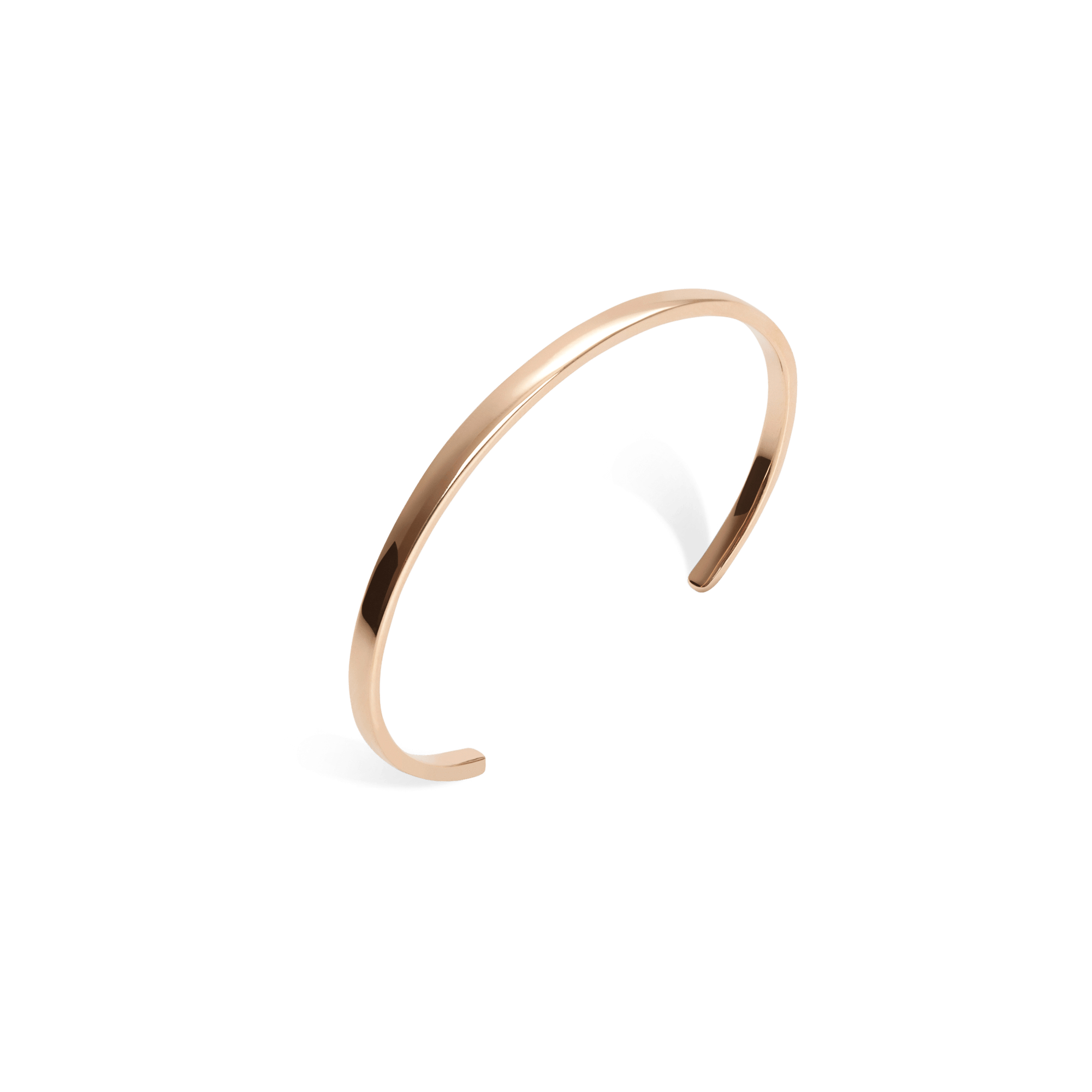 Skinny Cuff Rose Gold Vermeil 14k Rose Gold 18k Rose Gold Half Side   Front First