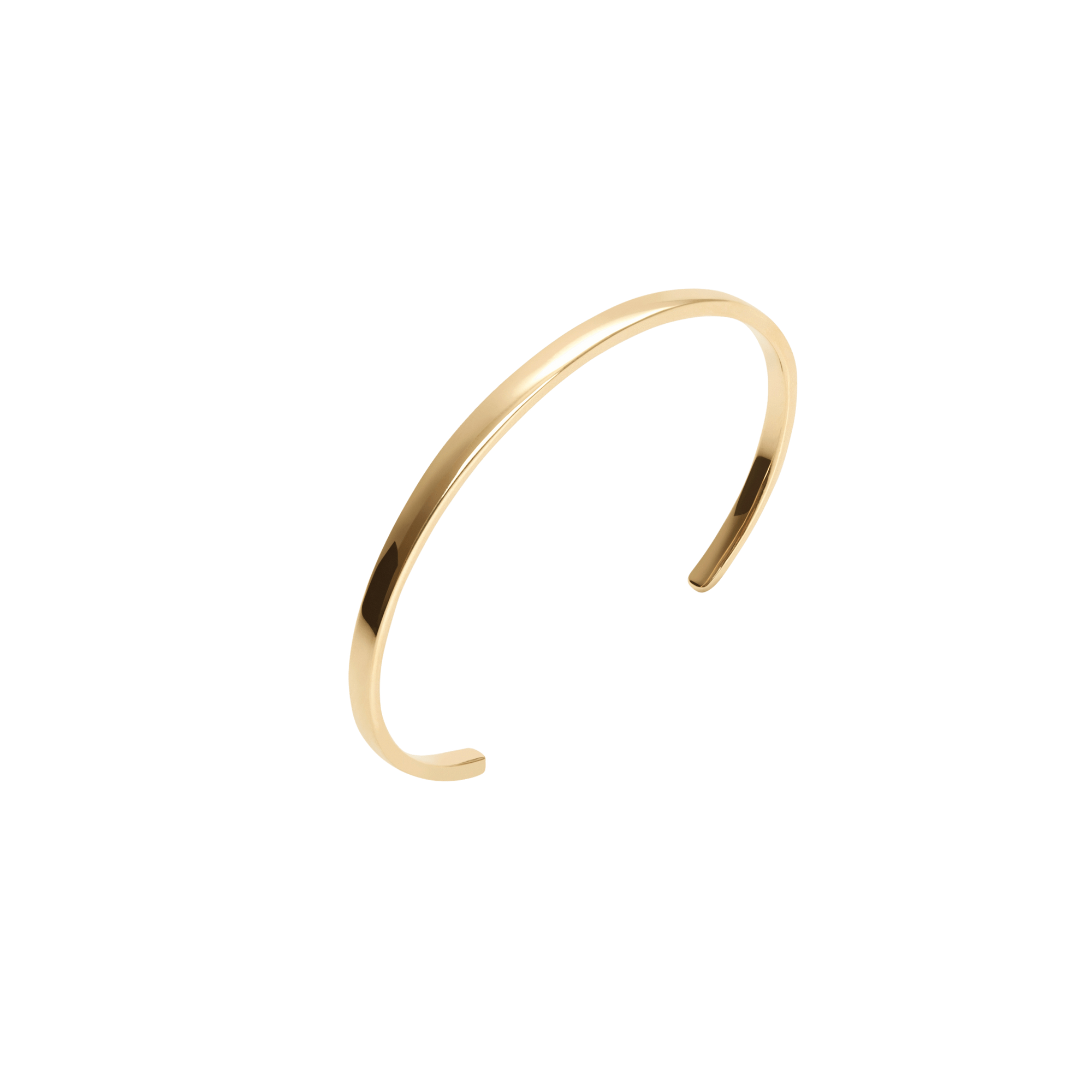 Skinny Cuff Yellow Gold Vermeil 14k Yellow Gold 18k Yellow Gold Half Side   Front First