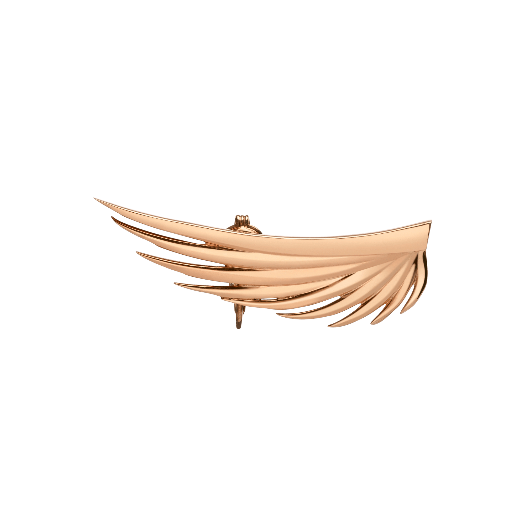 Feather Ear Cuff Rose Gold Vermeil 14k Rose Gold 18k Rose Gold     Front First Pair | Single |