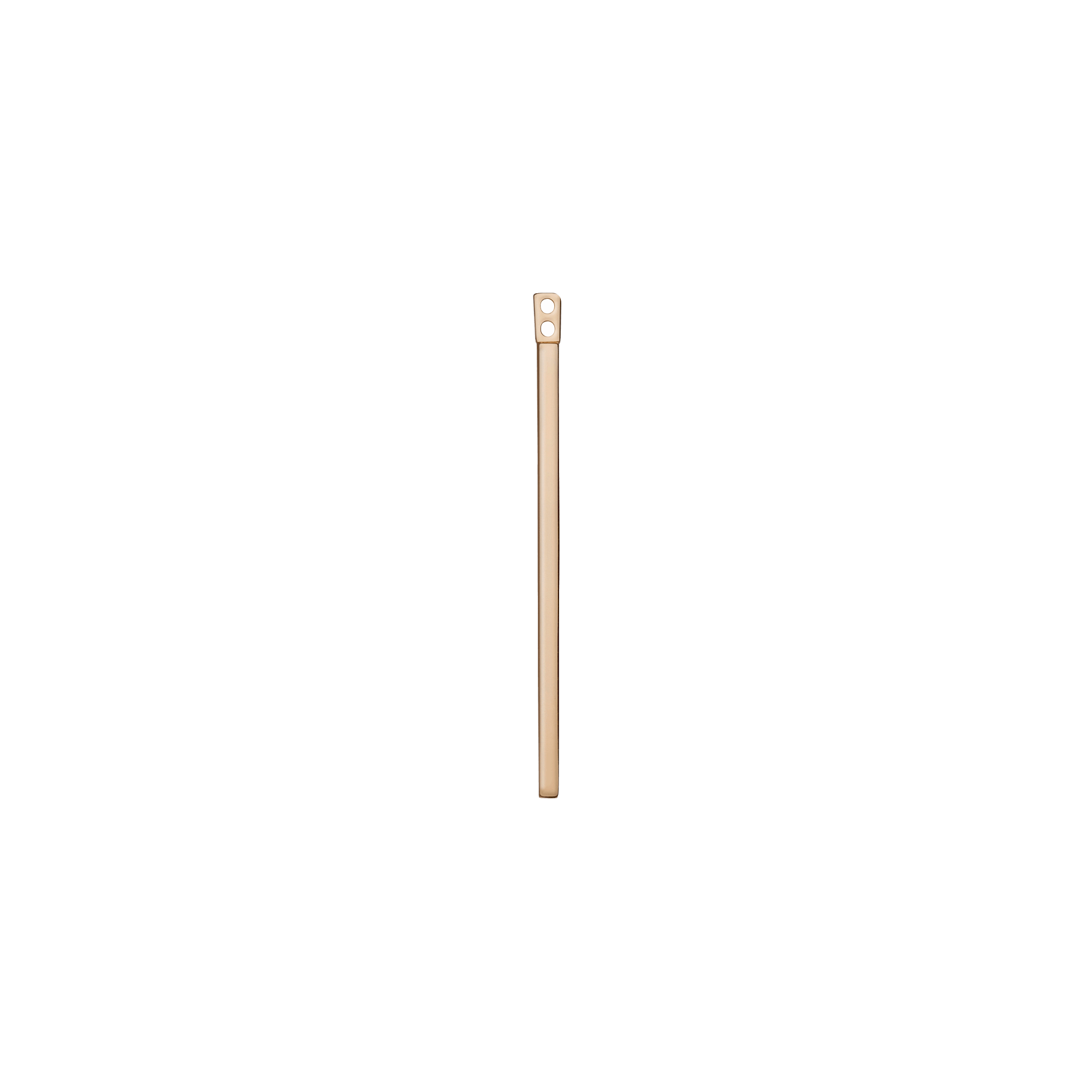 Long Bar Ear Jacket Yellow Gold Vermeil 14k Yellow Gold 18k Yellow Gold   Front First Pair | Single |
