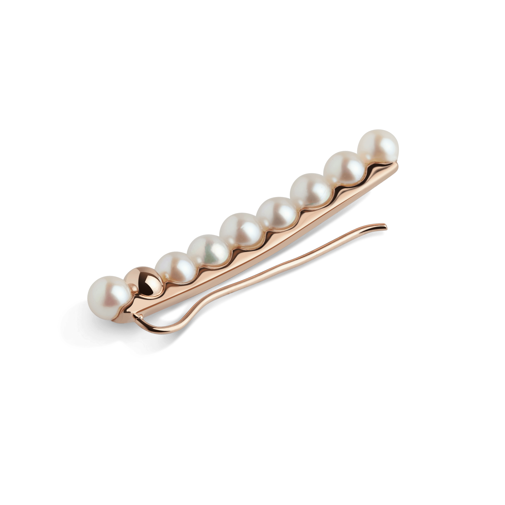 Pearl Path Rose Gold Vermeil 14k Rose Gold 18k Rose Gold Laid down