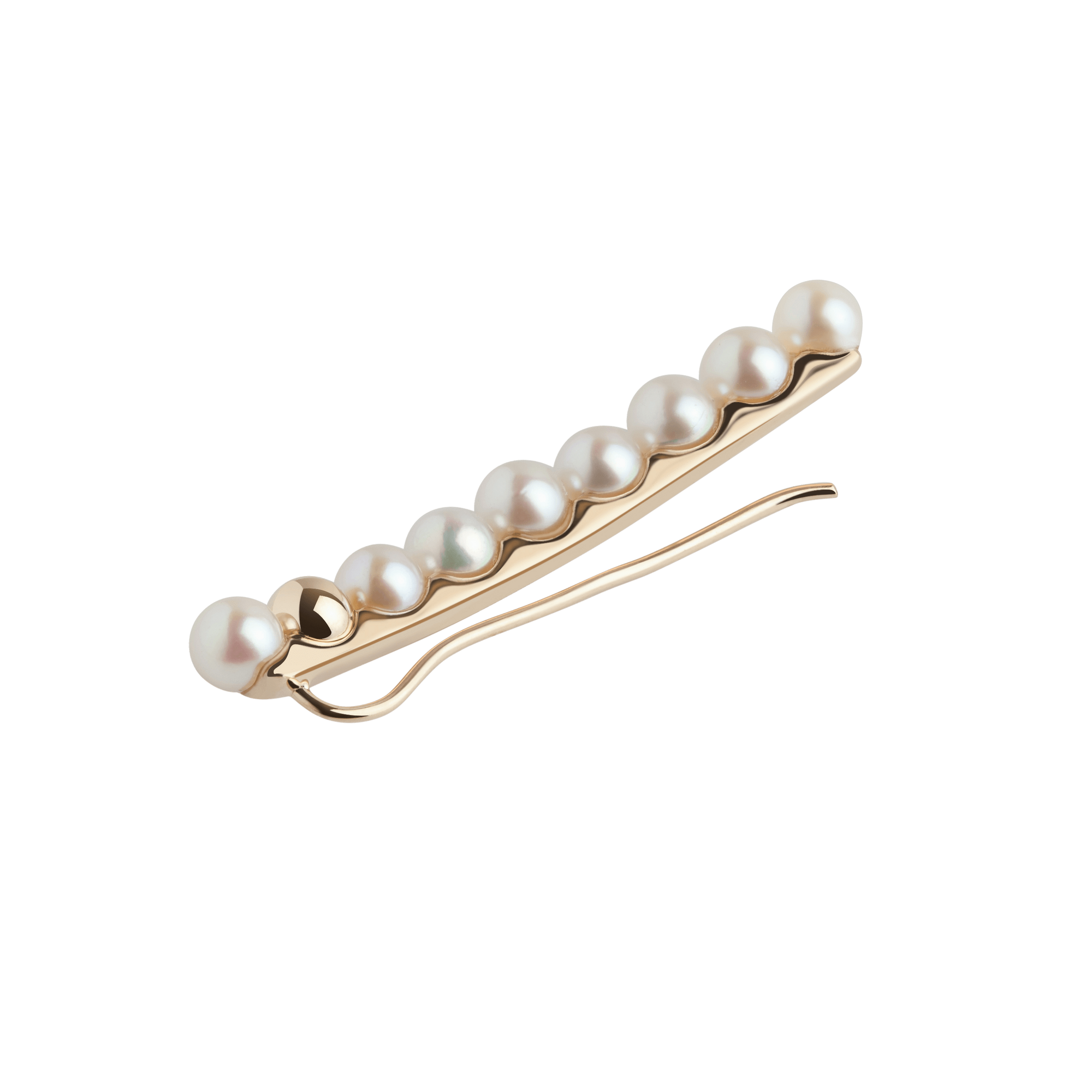 Pearl Path Yellow Gold Vermeil 14k Yellow Gold 18k Yellow Gold Half Side