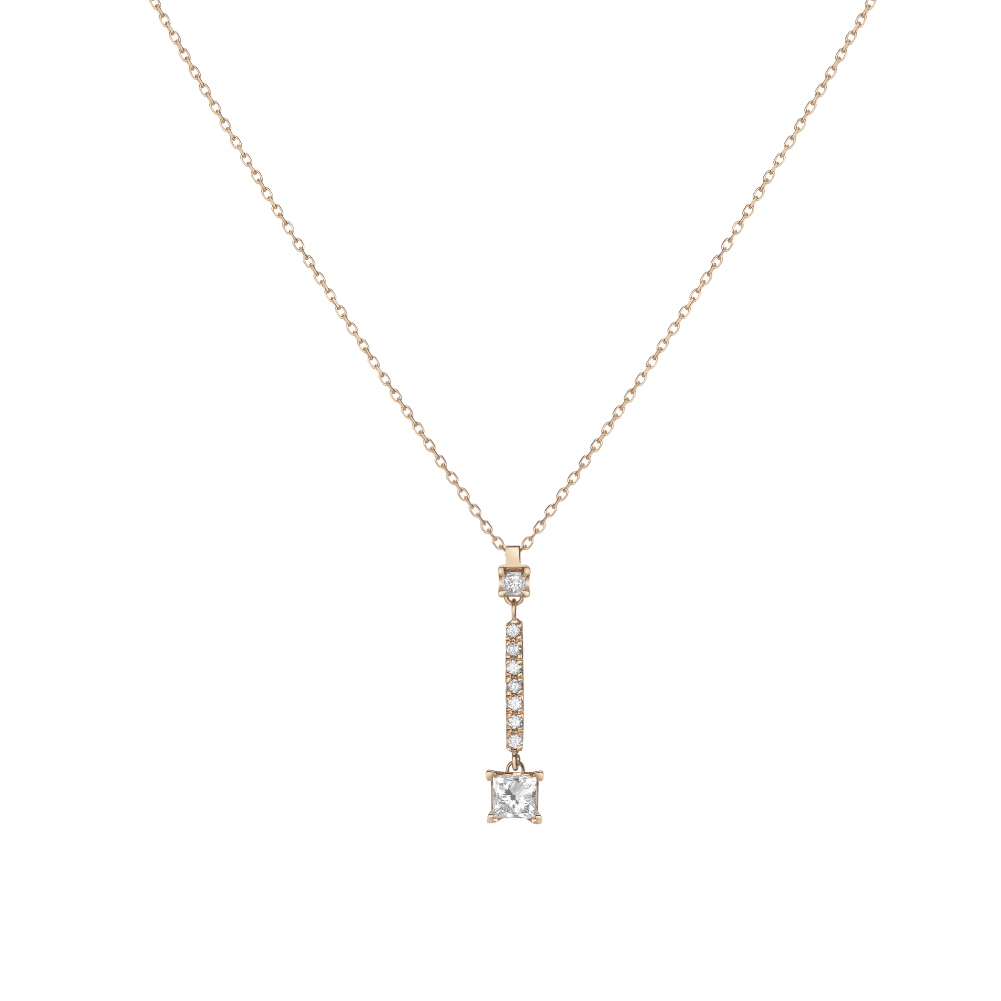Zeitgeist Necklace Yellow Gold Vermeil 14k Yellow Gold 18k Yellow Gold     Front First