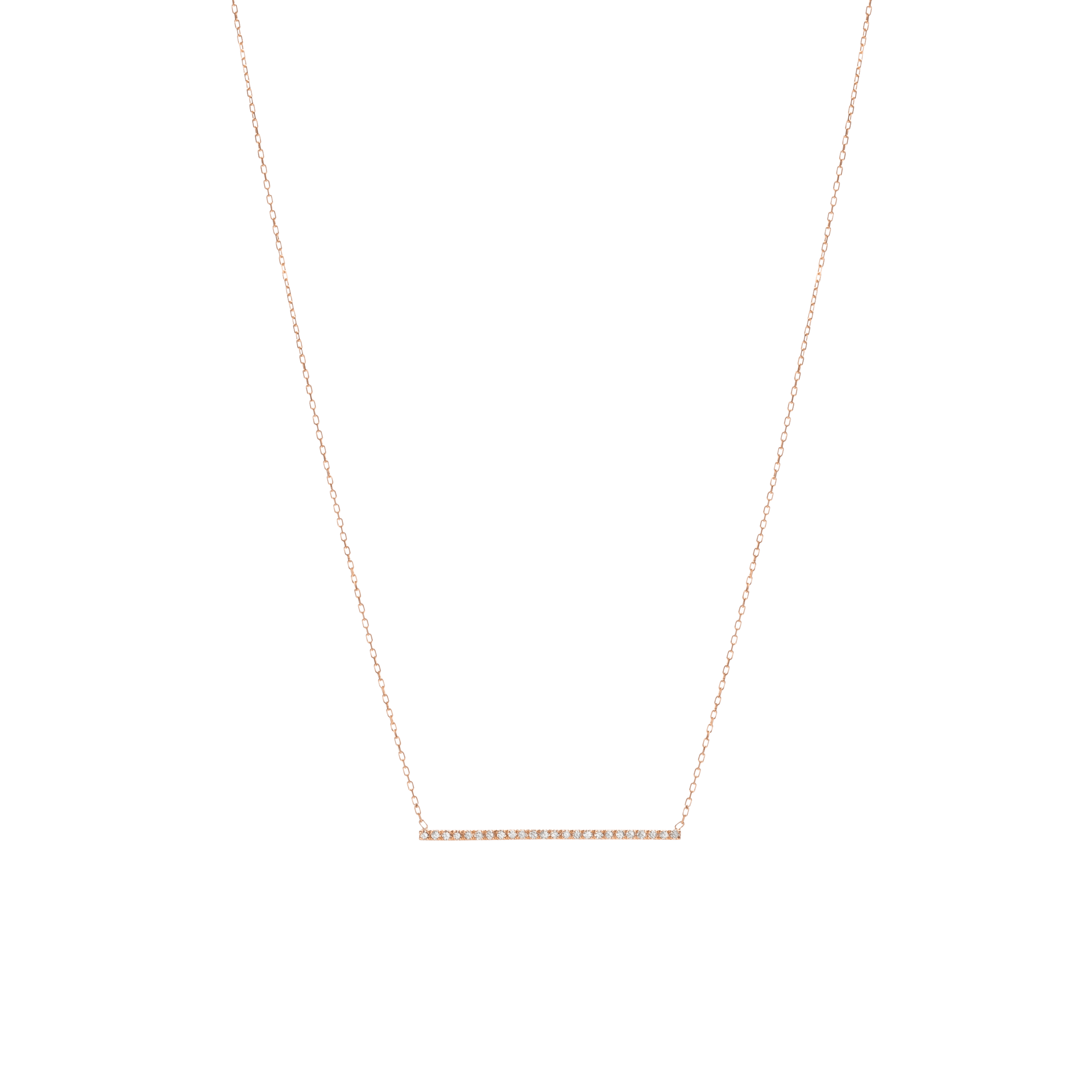 Diamond Bar Pendant Yellow Gold Vermeil 14k Yellow Gold 18k Yellow Gold White Diamonds