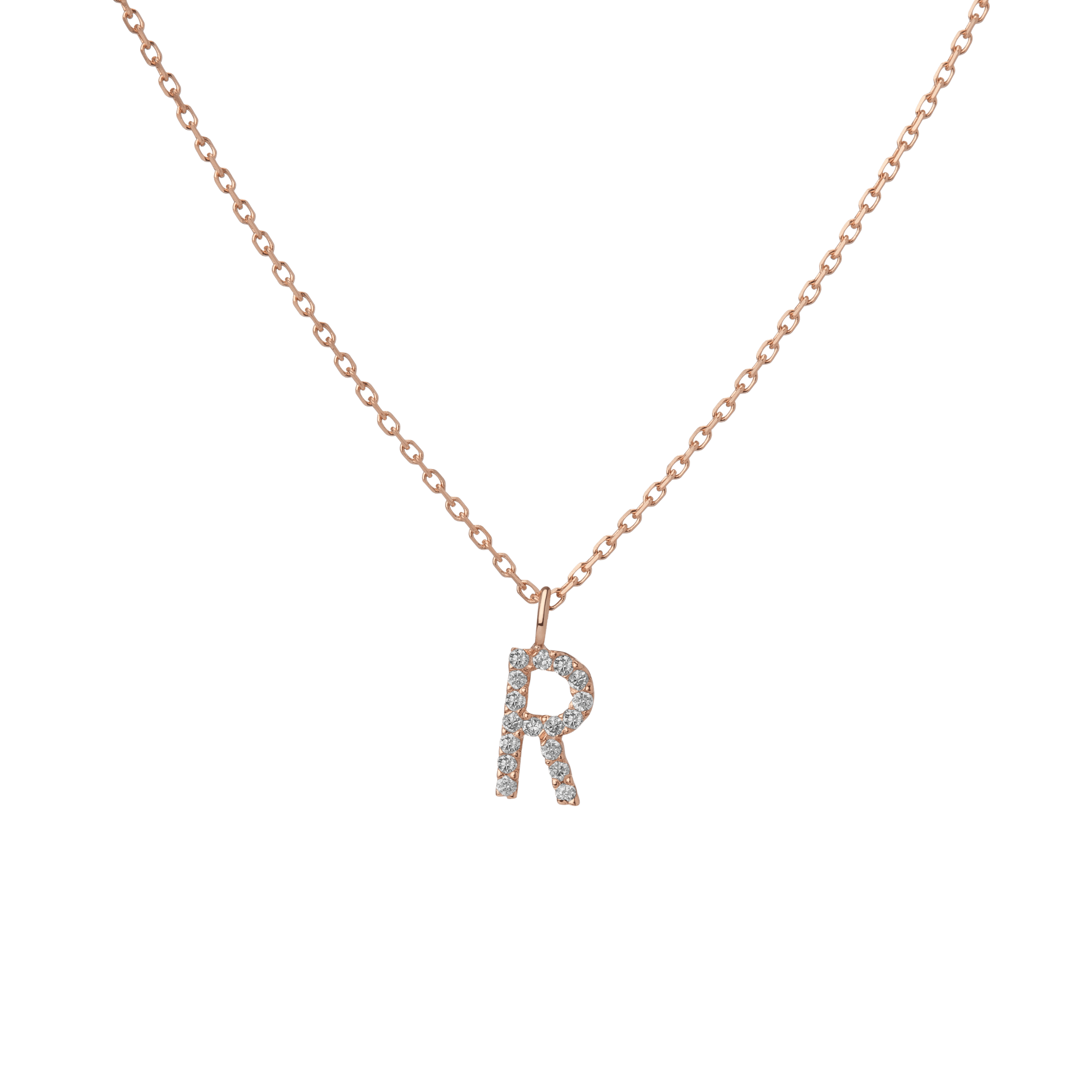 14k Rose Gold 18k Rose Gold White Diamonds -R-
