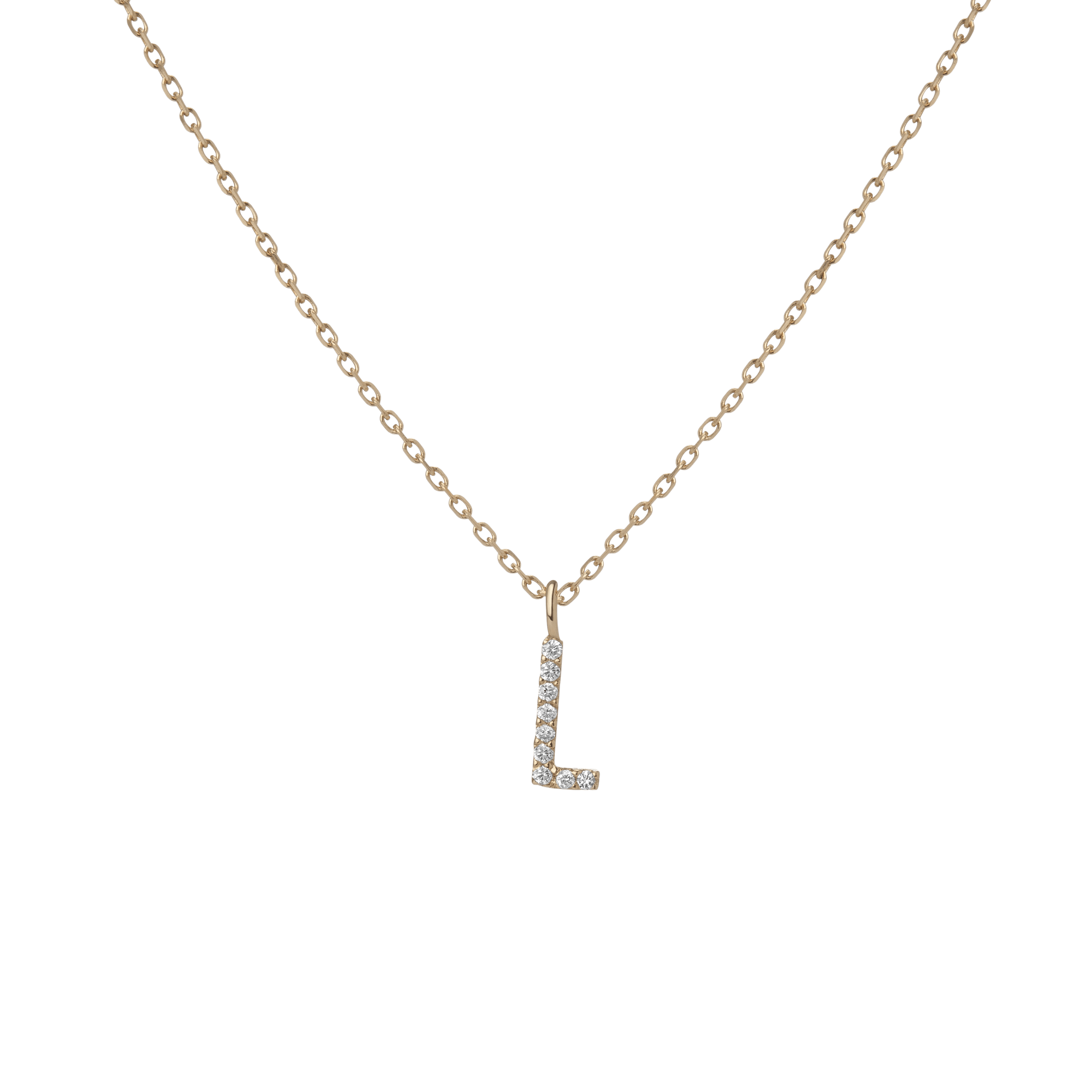 14k Yellow Gold 18k Yellow Gold White Diamonds -L-