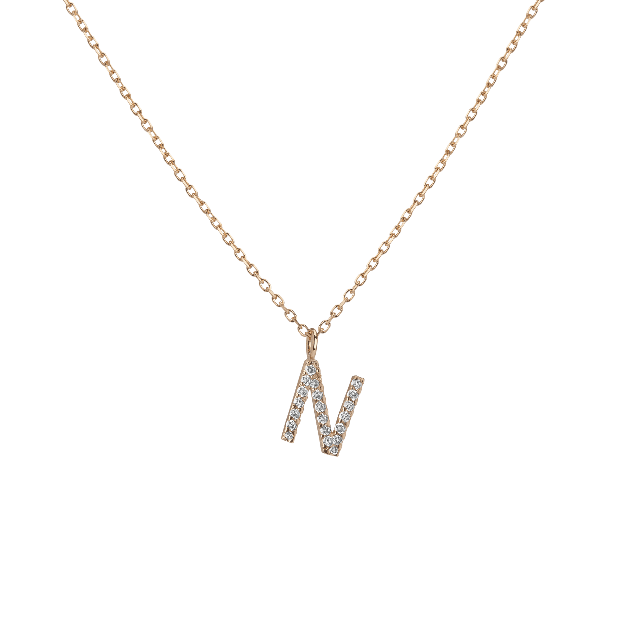 14k Yellow Gold 18k Yellow Gold White Diamonds -N-