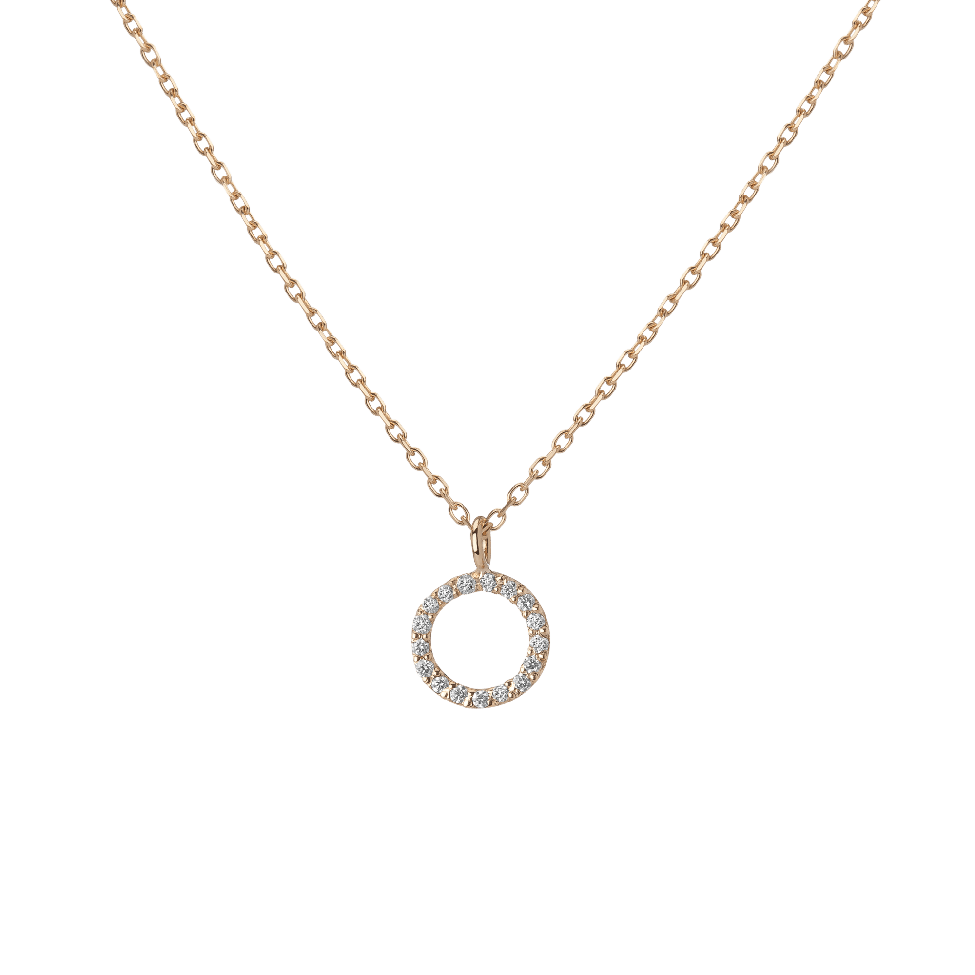 14k Yellow Gold 18k Yellow Gold White Diamonds -O-