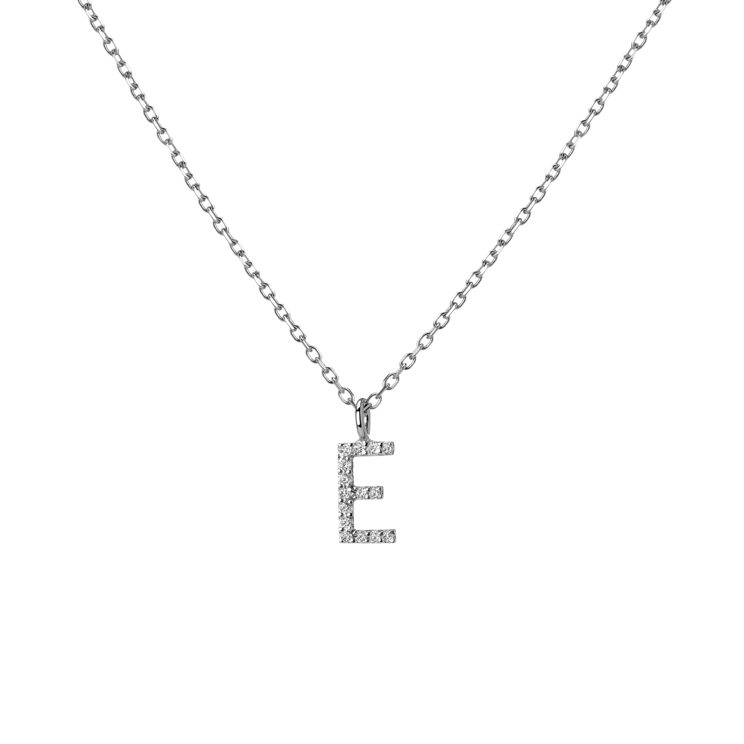 14k White Gold 18k White Gold White Diamonds -E-