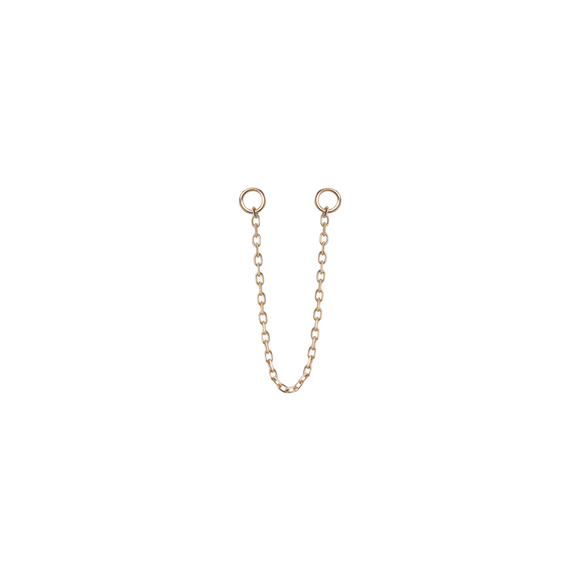 Chain Ear Jacket Yellow Gold Vermeil 14k Yellow Gold 18k Yellow Gold     Front First Pair | Single |