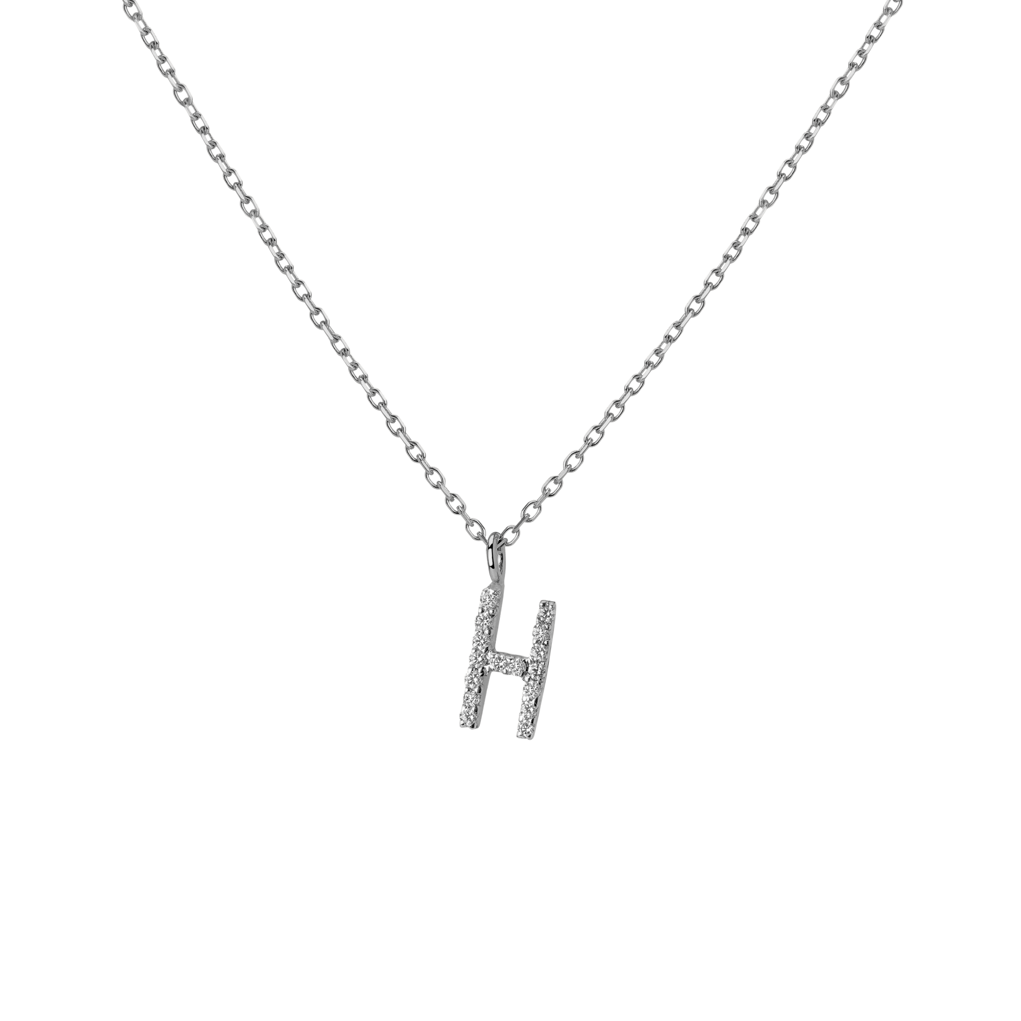 14k White Gold 18k White Gold White Diamonds -H-