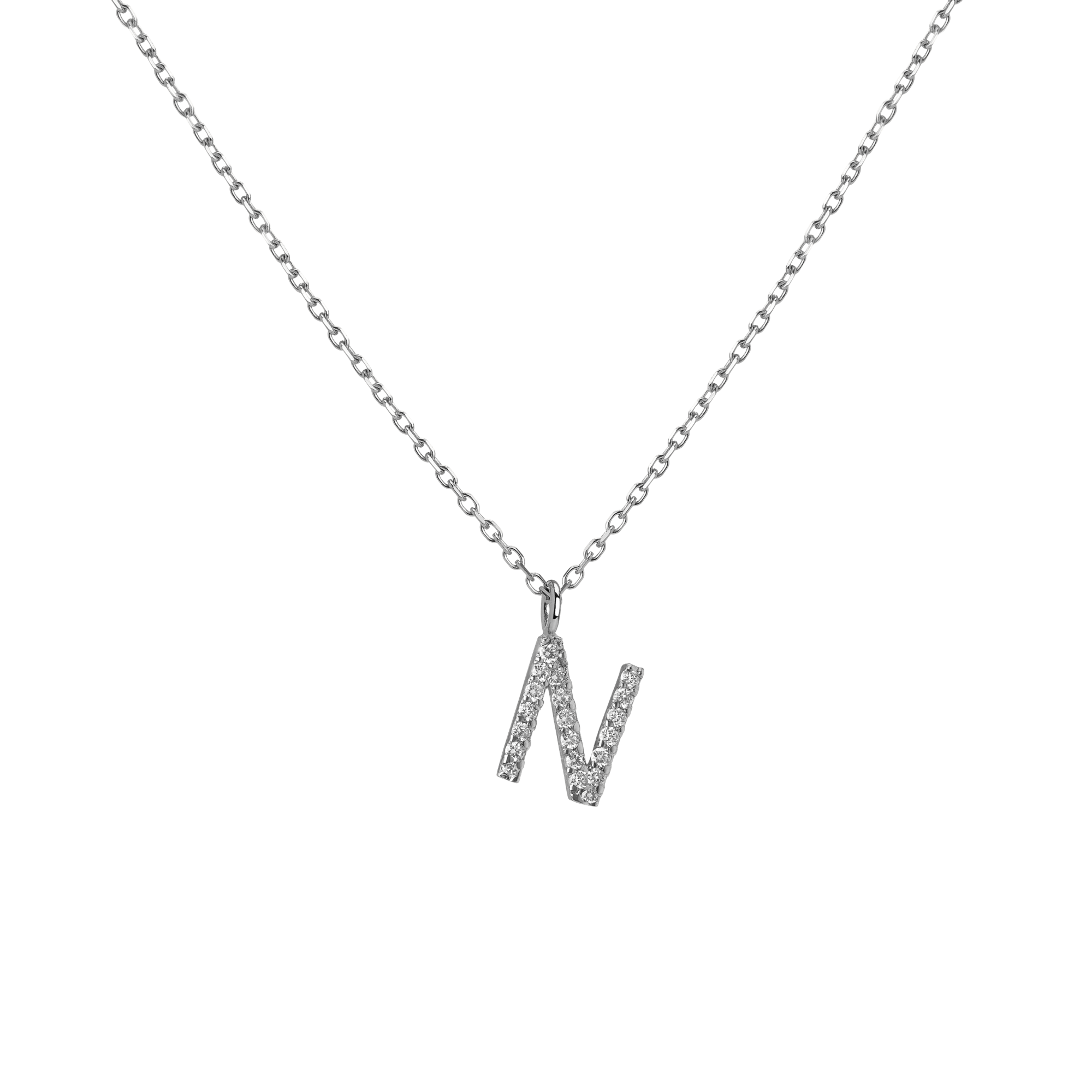 14k White Gold 18k White Gold White Diamonds -N-