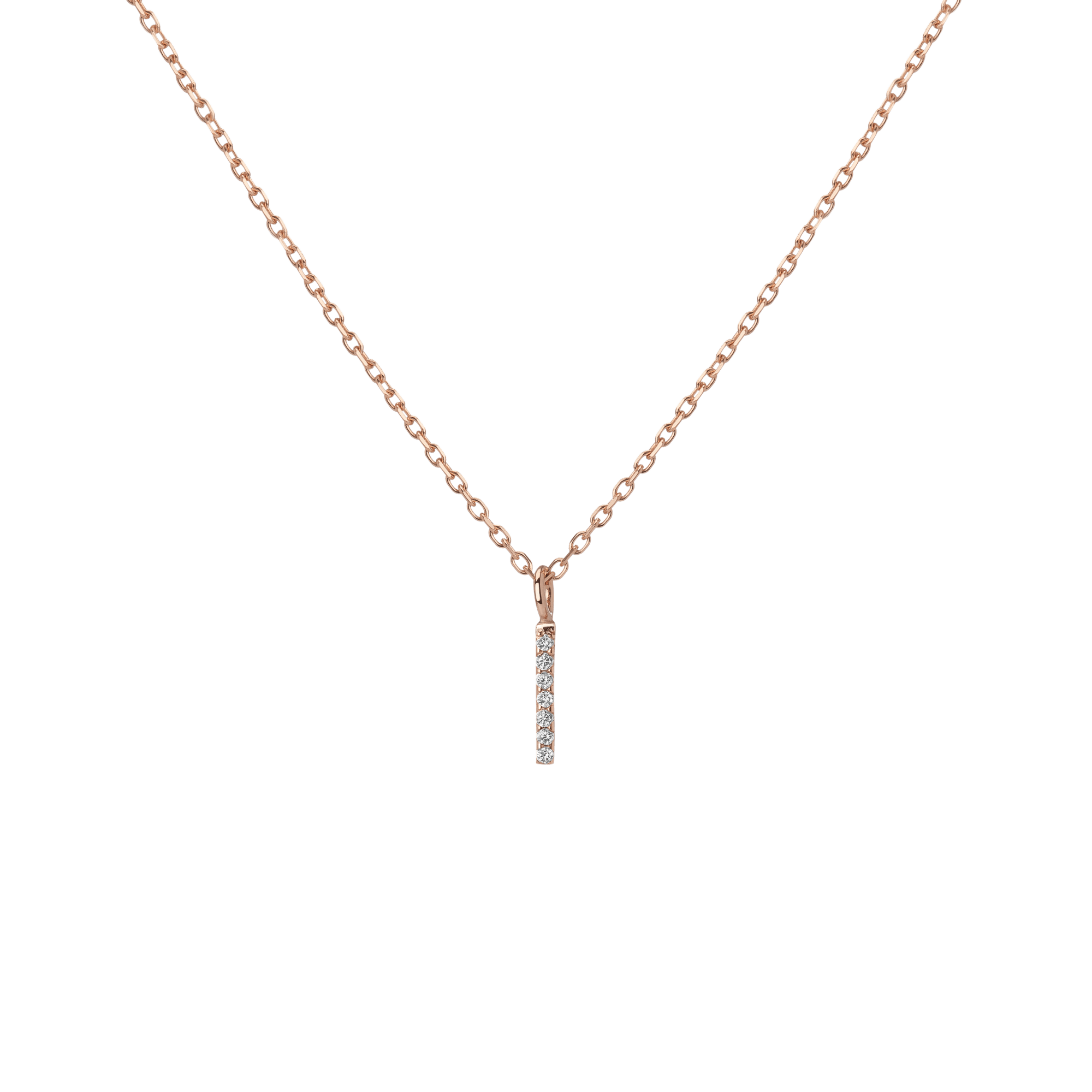 14k Rose Gold 18k Rose Gold White Diamonds -I-