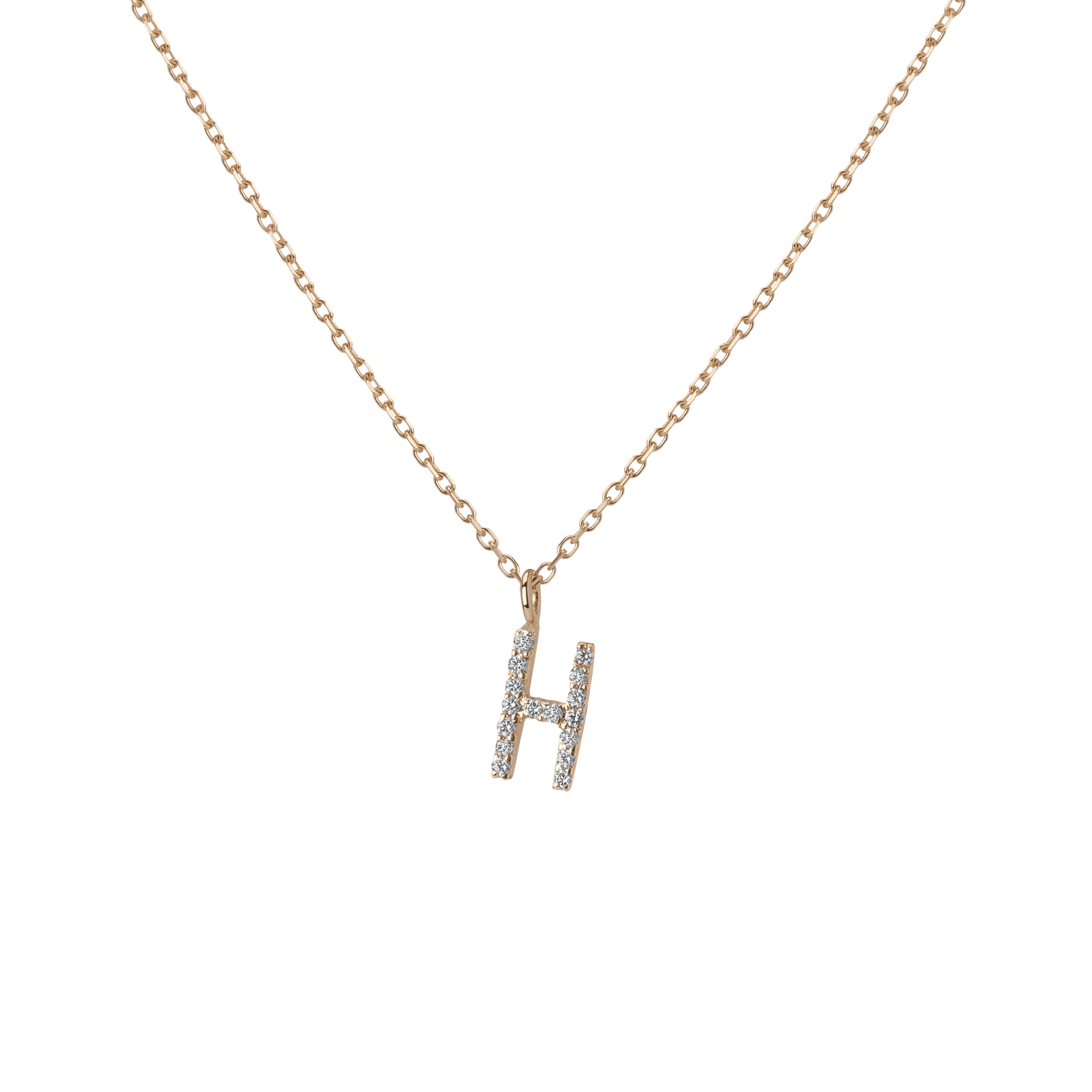 14k Yellow Gold 18k Yellow Gold White Diamonds -H-