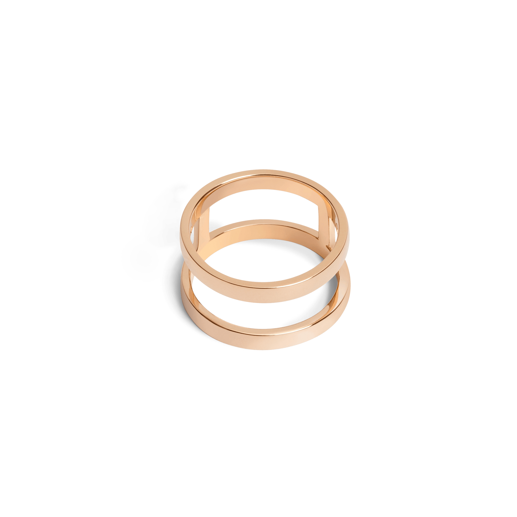 Bridge Ring Yellow Gold Vermeil 14k Yellow Gold 18k Yellow Gold Laid down