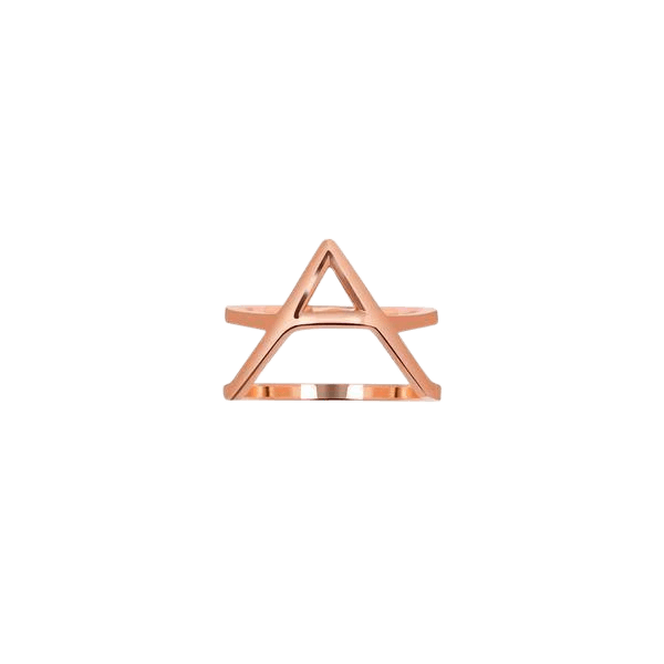 Icon Ring Rose Gold Vermeil 14k Rose Gold 18k Rose Gold