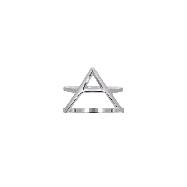 Icon Ring Sterling Silver White Gold Vermeil 14k White Gold 18k White Gold